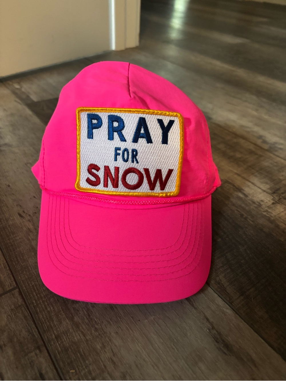 Aviator Nation Hot Pink 'Pray For Snow' Hat